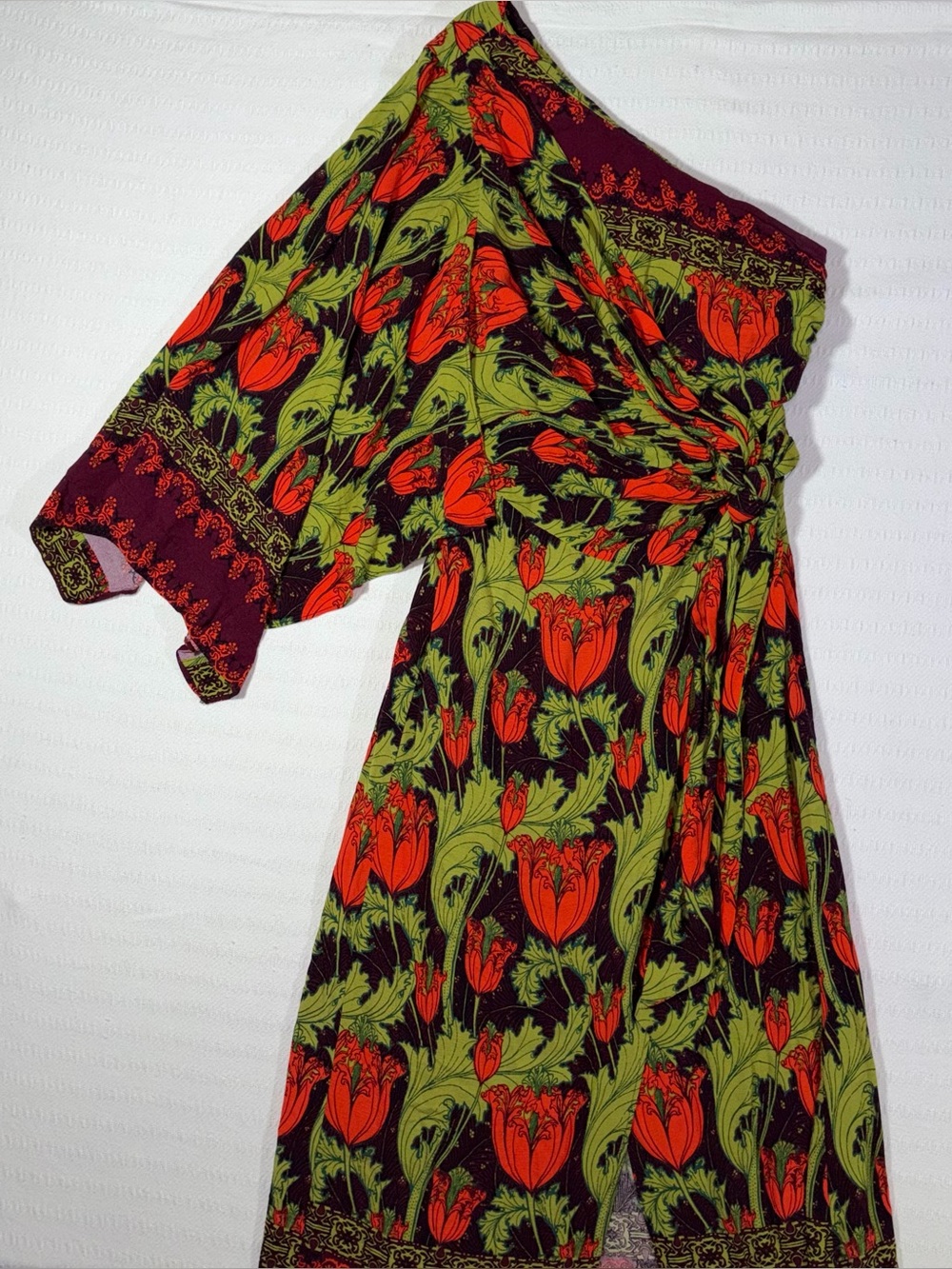 Free People Pardon My French Maxi Dress Size M Tropical Vacation MSRP $228 - Picture 3 of 11